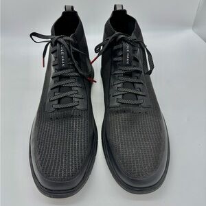 Pre-owned Cole Haan  Size 13 Men's Charcoal Zero Grand hi top sneakers